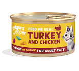 Edgard & Cooper kattenvoer Kalkoen & Kip Chunks 85 gr