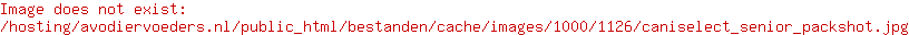 Caniselect hondenvoer Senior/Balans 15 kg