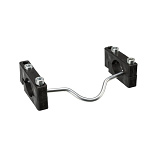 TRIXIE Houder voor Fietsmand aan het Stuur Antraciet