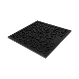 District 70 Likmat Quest Donkergrijs 28 x 28 cm