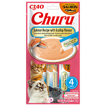 Inaba Churu Salmon & Scallop 4 x 14 gr