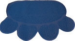 Uitloopmat Poot donkerblauw
