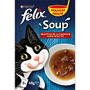 Felix kattenvoer Soup Countryside selectie <br>6 x 48 gr