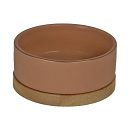 Voer- en Drinkbak Zalmroze 13 cm