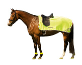 QHP reflectie uitrijdeken geel