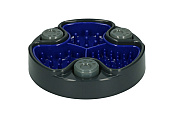 Eat Slow Live Longer voerbak Puzzle and Feed blue