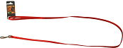 Nylon hondenlijn <br>130 cm x 10 mm rood