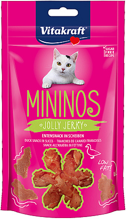 Vitakraft Mininos Jolly Jerky Eend 40 gr