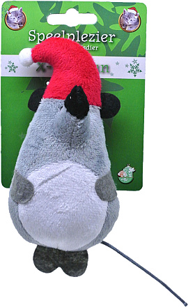 Kattenspeelgoed kerst rendier en muis assorti