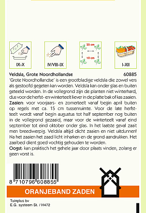Veldsla grote Noordhollandse