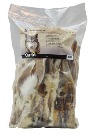 Carnis Konijnenoren met Haar 500 gr