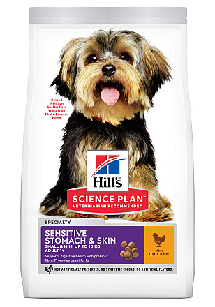 Hill's Science Plan Adult Sensitive Small & Mini kip 1,5 kg
