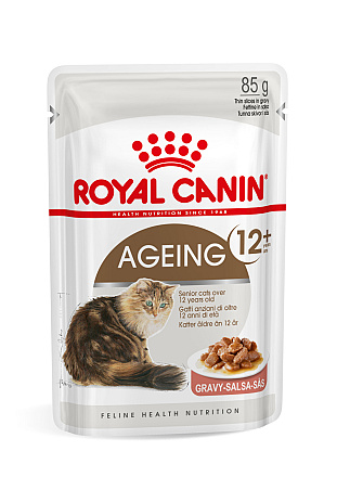 Royal Canin Kattenvoer Ageing 12+ in Gravy <br>12 x 85 gr