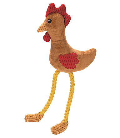 Beeztees hondenspeelgoed Kip Kippi Bruin