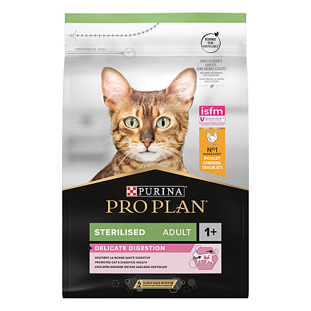Pro Plan kattenvoer Sterilised Adult 1+ Kip <br>3 kg
