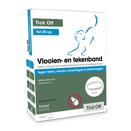 Tick Off Vlooien- en Tekenband tot 25 kg<br> 60 cm