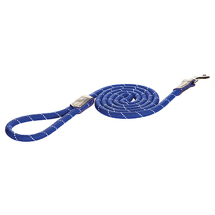 Rogz Hondenlijn Lang Rope Blauw M: 180 cm x 9 mm