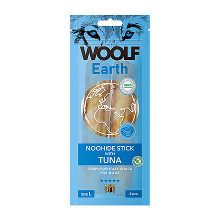 Woolf Earth Noohide Stick with Tuna L 85 gr
