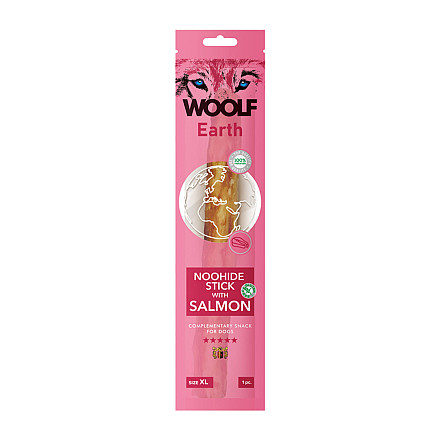 Woolf Earth Noohide Stick with Salmon XL<br> 85 gr
