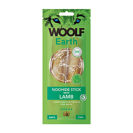 Woolf Earth Noohide Stick with Lamb L 85 gr