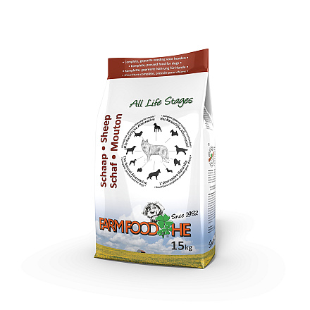 Farm Food hondenvoer HE Schaap 15 kg