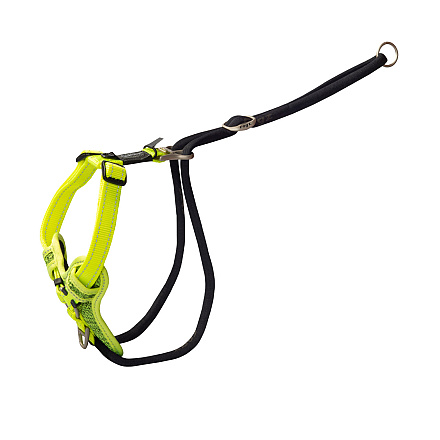 Rogz Hondentuig Utility Stop Pull Geel