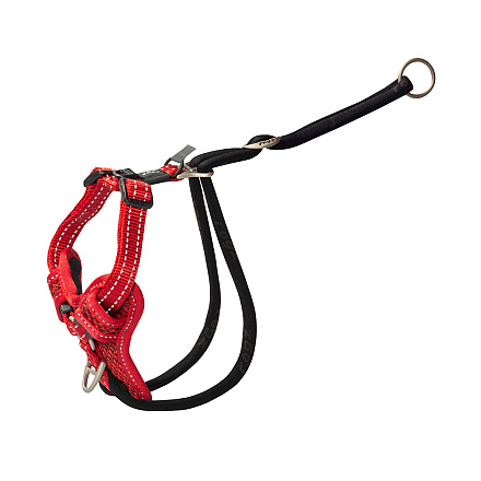 Rogz Hondentuig Utility Stop Pull Rood