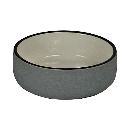 Voer- en Drinkbak Stone Grey Mat 13 cm