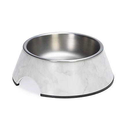 Designed by Lotte Voer- en Drinkbak Meis Wit