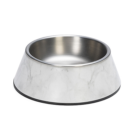 Designed by Lotte Voer- en Drinkbak Meis Wit