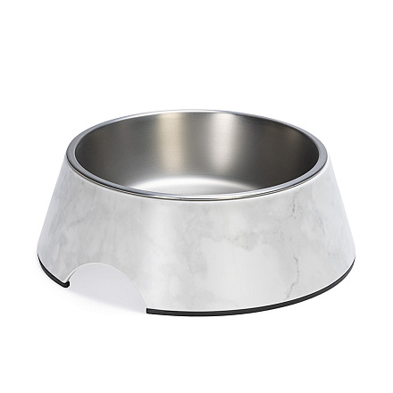 Designed by Lotte Voer- en Drinkbak Meis Wit