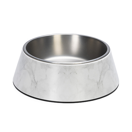 Designed by Lotte Voer- en Drinkbak Meis Wit