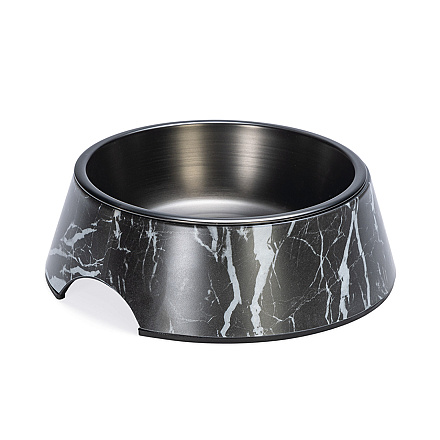 Designed by Lotte Voer- en Drinkbak Meis Zwart