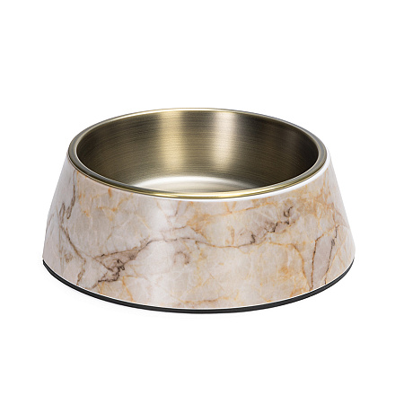 Designed by Lotte Voer- en Drinkbak Meis Beige