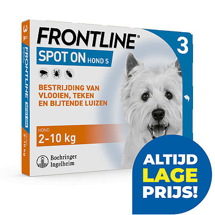 Frontline Spot On<br> S 2-10 kg 3 pip