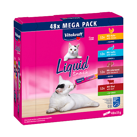 Vitakraft Liquid Snack 48 x 15 gr