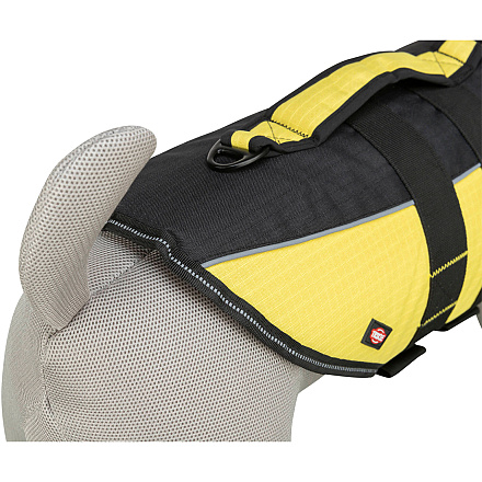 TRIXIE zwemvest voor honden geel/zwart