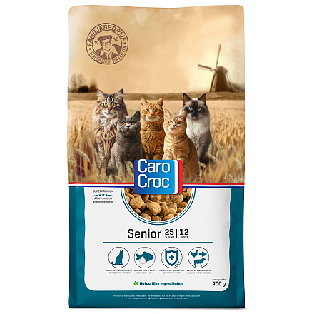 CaroCroc Kattenvoer Senior 400 gr