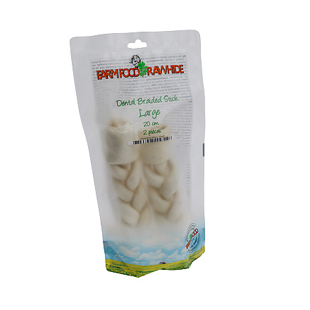 Farm Food Dental Braided Stick L 2 st