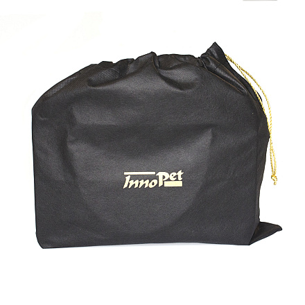 Innopet schoudertas Hond Traveler Urban black/cognac
