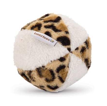 Beeztees speelbal <br>Safari wit/bruin