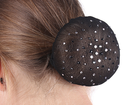 QHP Haarnet Rhinestone