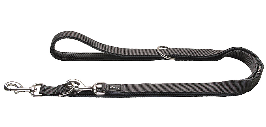 Hunter verstelbare hondenlijn Divo & Maldon Grijs/Grijs 3 mtr